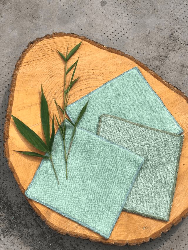 Pad in bamboo per pulizia occhi e orecchie | 16x16 cm
