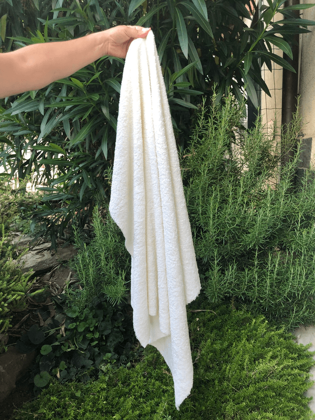 Asciugamano in Bamboo bianco - 70x95cm